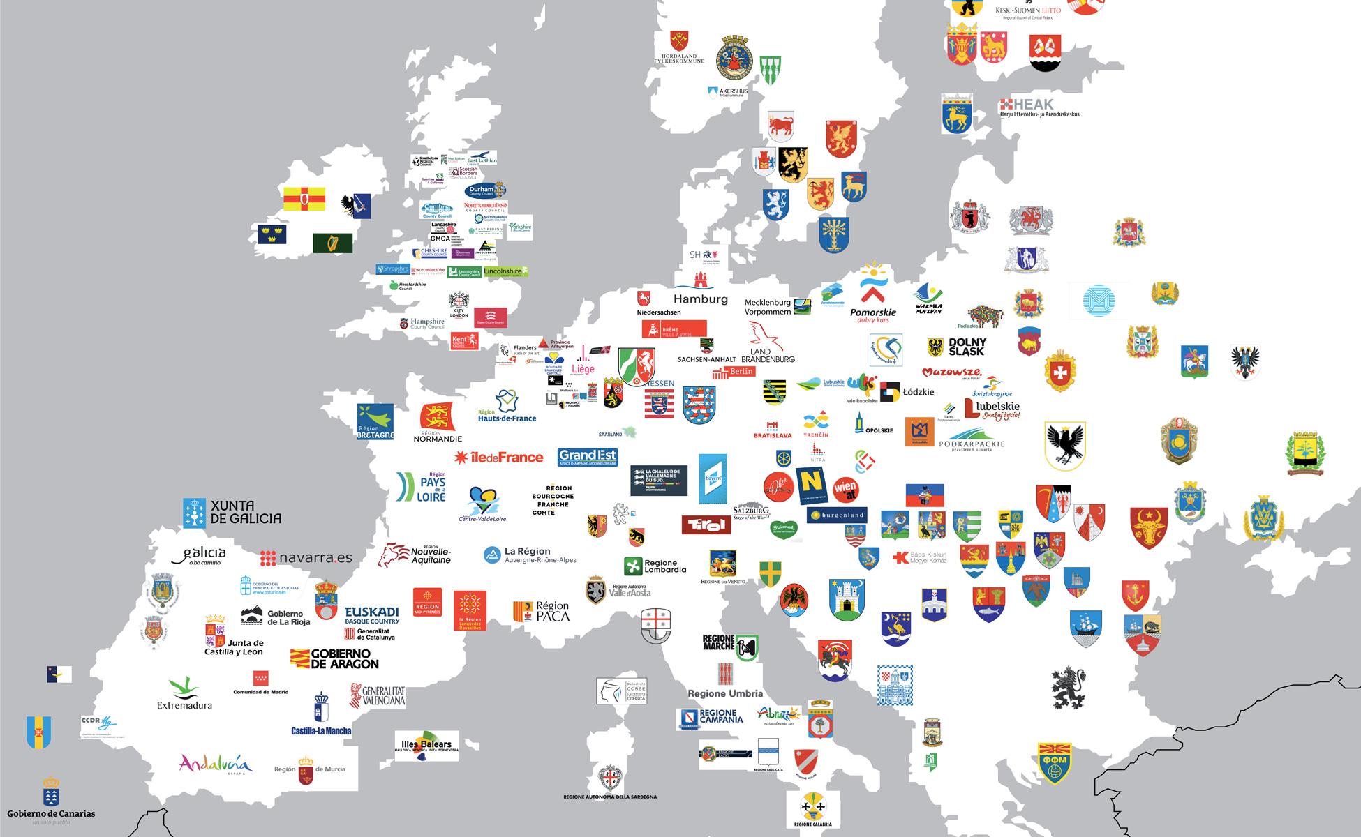 Europe and its <b>regional</b> visual identities - Graphéine